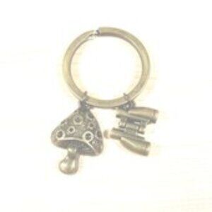 Handcrafted Antique Bronze "Forager" Key Ring